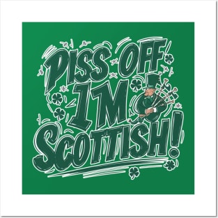 Im Scottish St Patrick day Posters and Art